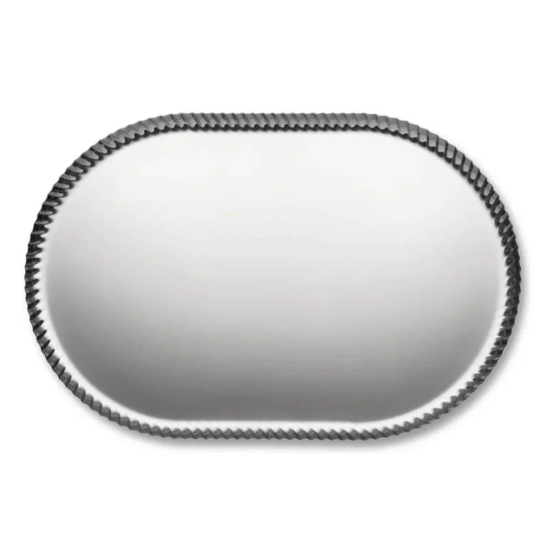 Pleats Oval Tray - 46cm - des. Jin Kuramoto for Alessi - Image 2