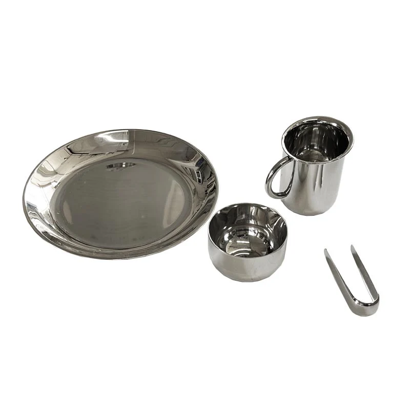 90042 Bauhaus Tea and Coffee Set (consisting of tray, creamer, sugar bowl, tongs), des. Marianne Brandt, part of Alessi's Bauhaus Archiv Series - Image 6