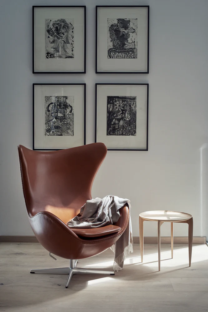 Foldable Tray Table - Oak - des. Willumsen & Engholm, 1958 (made by Fritz Hansen) - Image 7