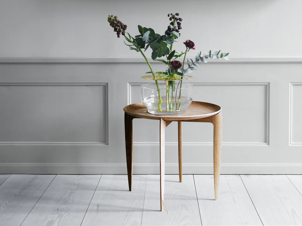 Foldable Tray Table - Oak - des. Willumsen & Engholm, 1958 (made by Fritz Hansen) - Image 8