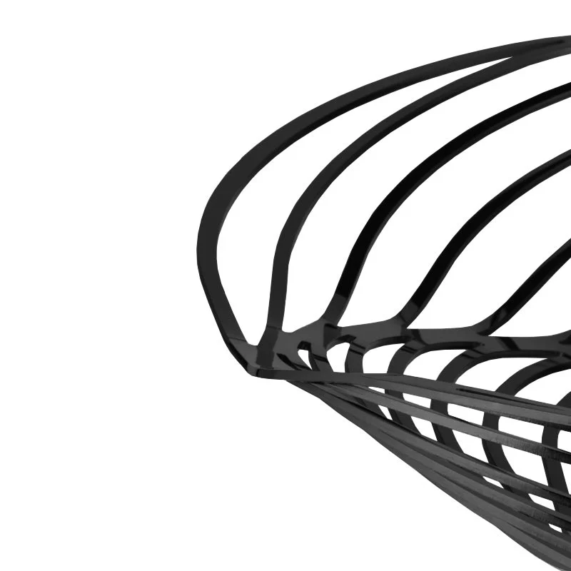Trinity Basket / fruit bowl (black) - des. Adam Cornish (made by Alessi) - Image 2