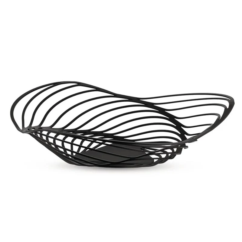 Trinity Basket / fruit bowl (black) - des. Adam Cornish (made by Alessi) - Image 3
