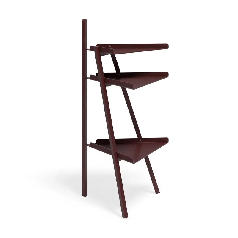 Trio Corner Bookshelf - Pinot Noir Stained Oak - des. Achille Castiglioni & Giancarlo Pozzi (1988), by Cassina - Image 3