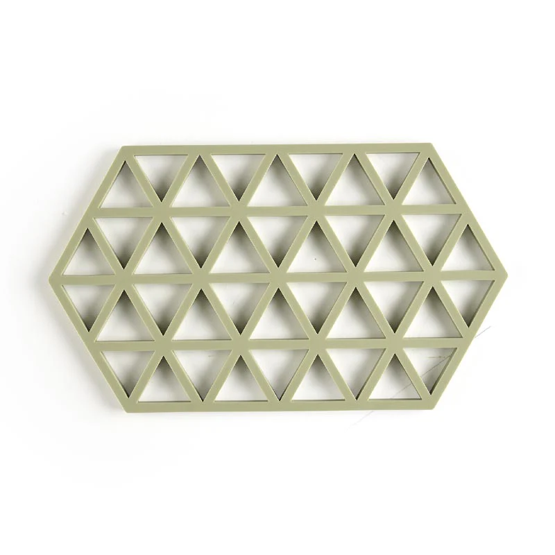Triangles Trivet - Double - Matcha Green - by Zone Denmark - Image 2