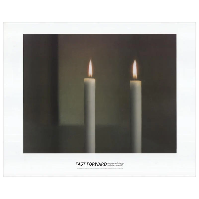 Two Candles poster by Gerhard Richter - Image 3