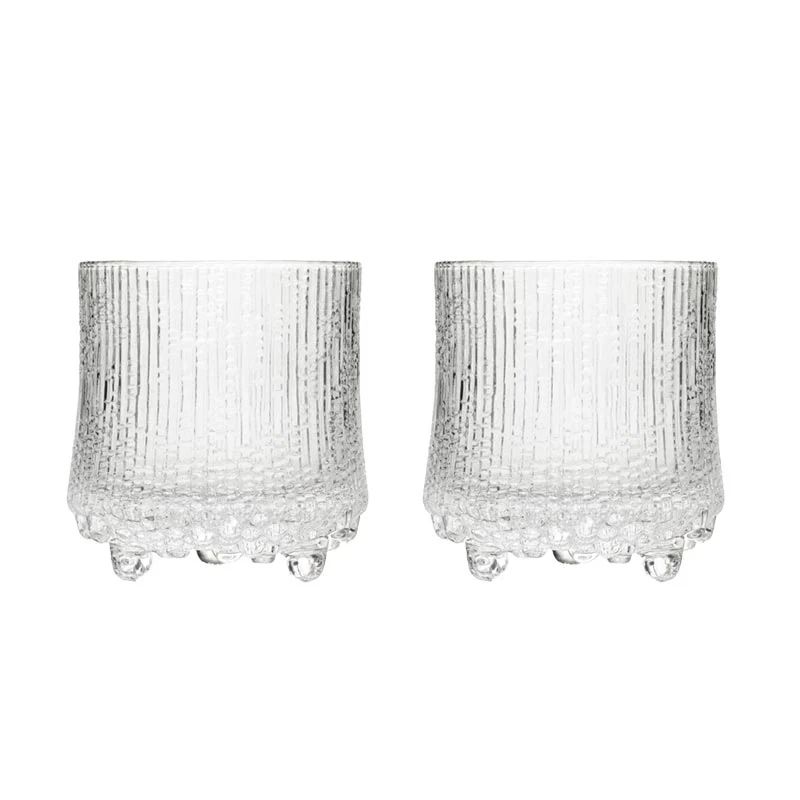 Ultima Thule Set of 2 On-The-Rocks Glasses - 28 cl - des. Tapio Wirkkala, 1968, for Iittala - Image 5