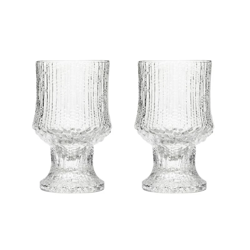 Ultima Thule Set of 2 Red Wine Glasses, des. Tapio Wirkkala, 1968, for Iittala - Image 5