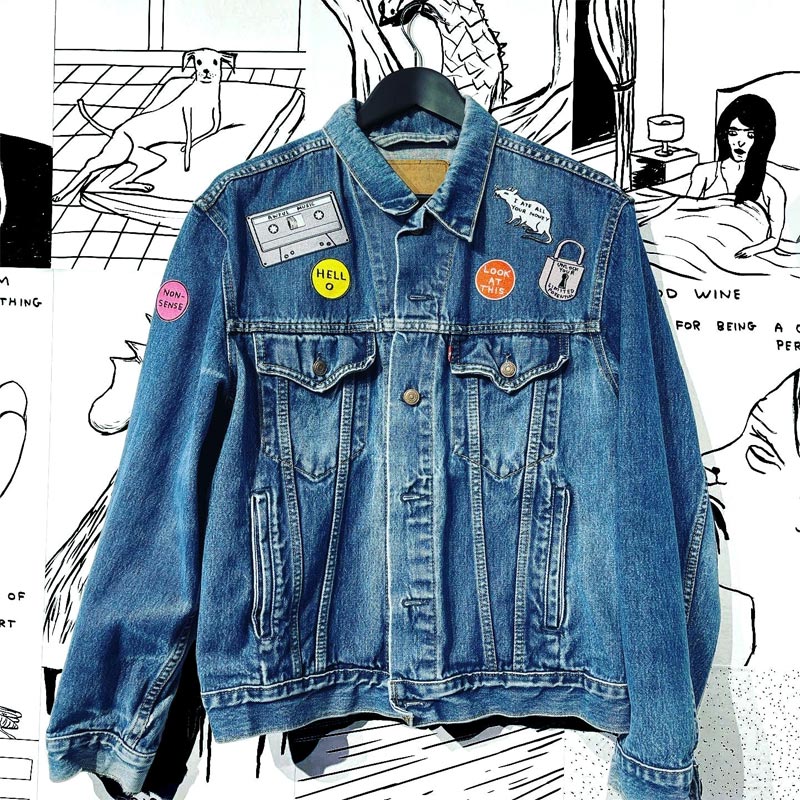 Unlock Your Limited Potential - fabric patch by David Shrigley - Image 4