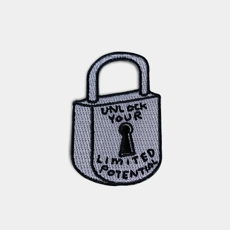 Unlock Your Limited Potential - fabric patch by David Shrigley - Image 5