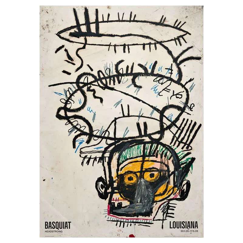 Untitled (Head) 1982-3 extra large poster by Jean-Michel Basquiat - Image 3