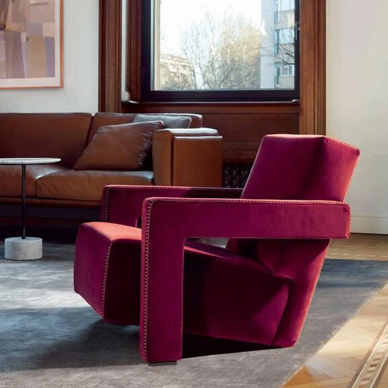 Utrecht XL Armchair - Lincoln Vinaccia 13L576 - des. Gerrit Thomas Rietveld - by Cassina - Image 5