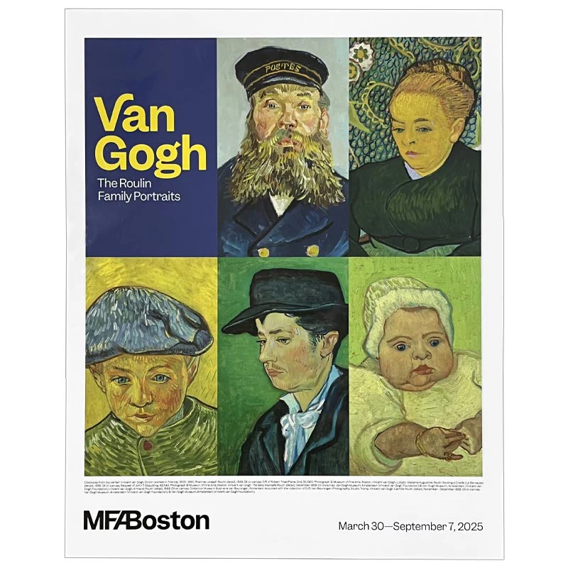 Van Gogh - The Roulin Family Portraits - MFA Boston Exhibition Poster - Image 2