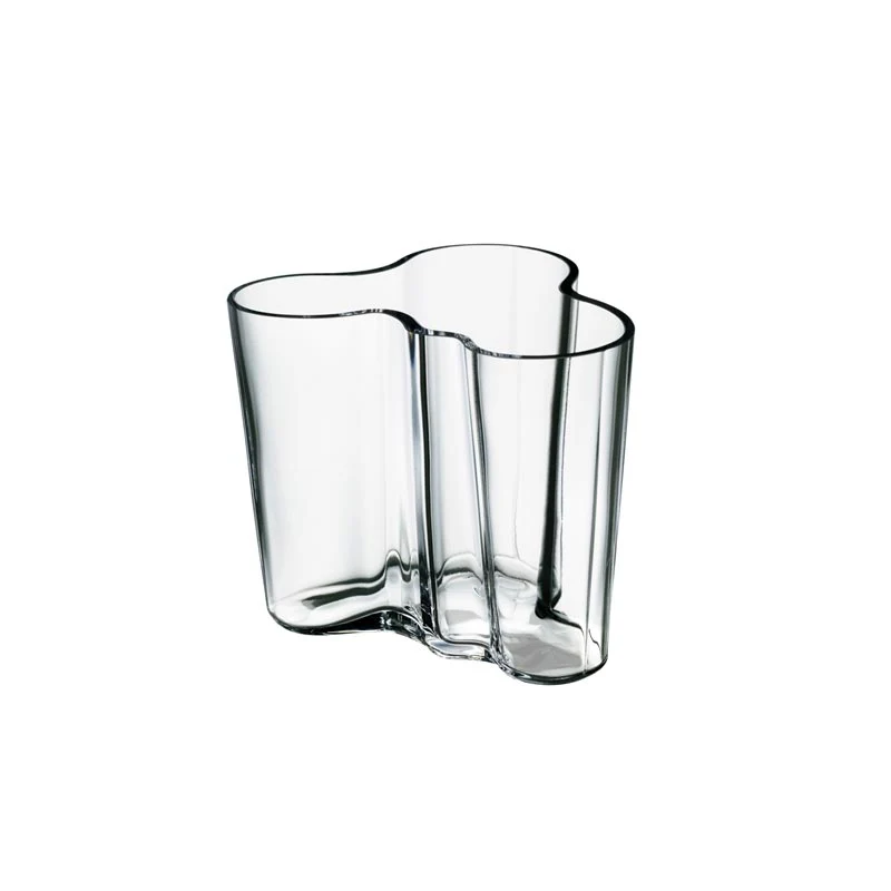 Aalto Vase Clear - 95mm - des. Alvar Aalto, made by Iittala - Image 3