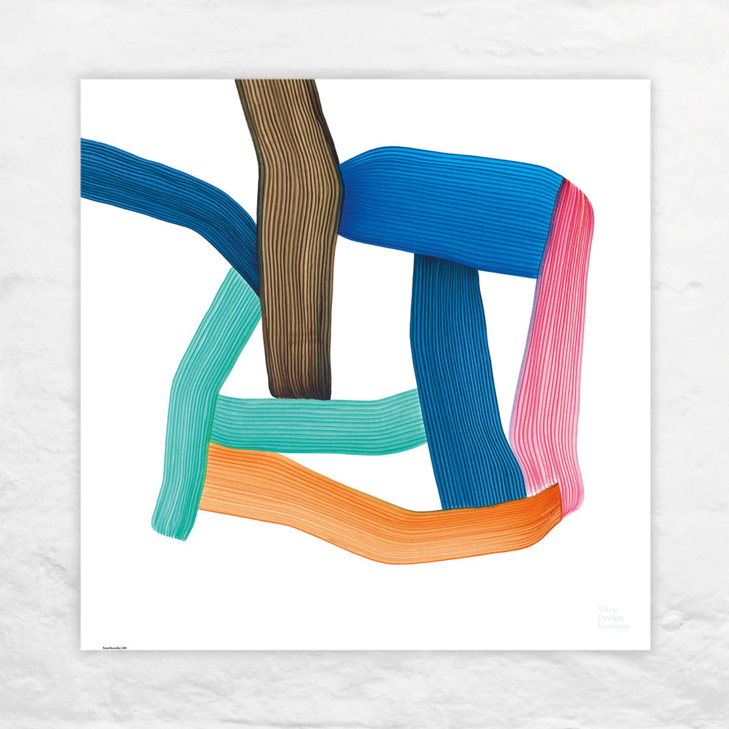 VDM Drawing poster, multicolour, 2018-19 by Ronan Bouroullec