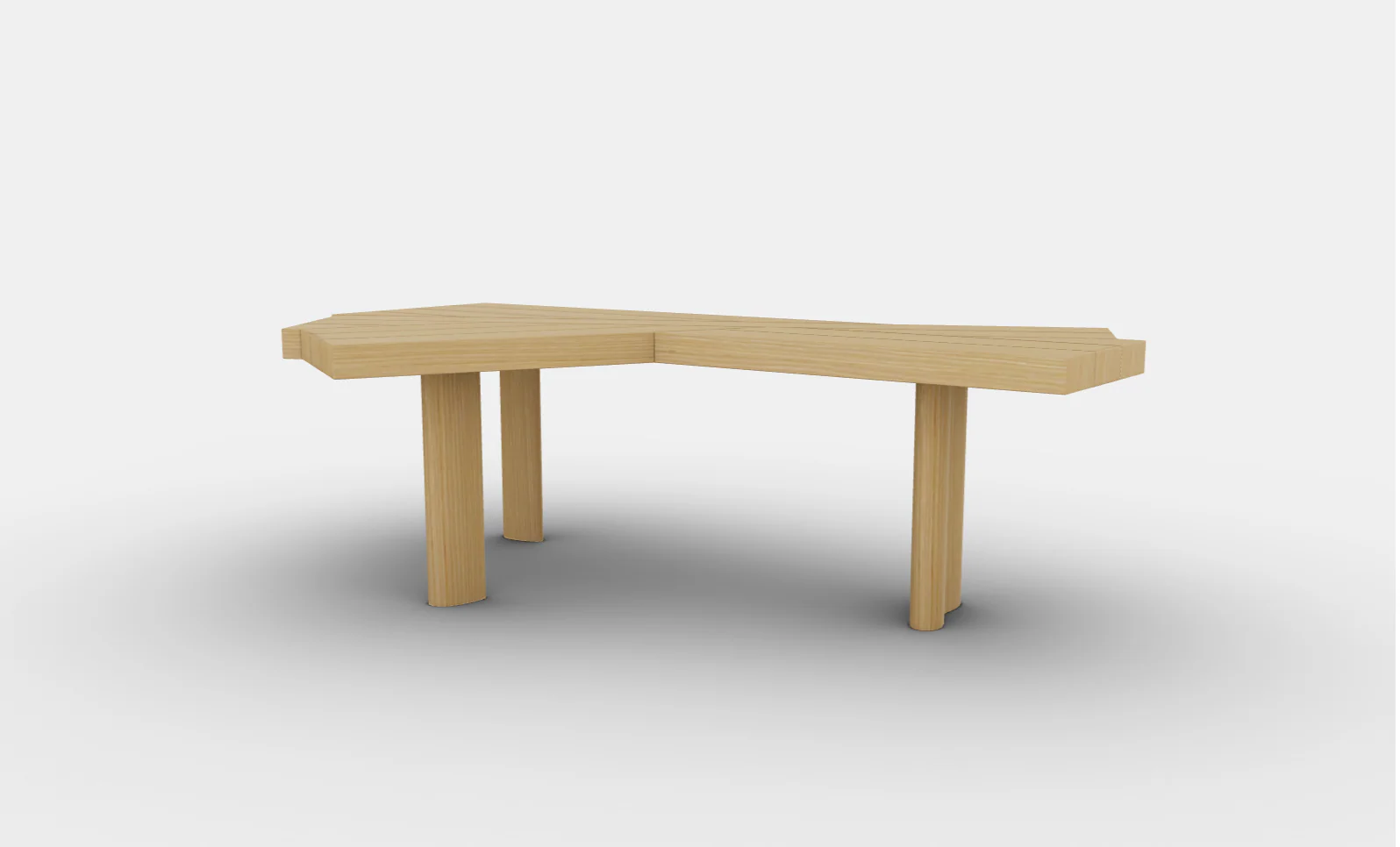 Ventaglio Dining Table des. Charlotte Perriand, 1972 (made by Cassina) - Image 4
