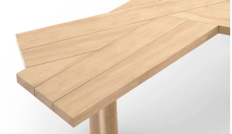 Ventaglio Dining Table des. Charlotte Perriand, 1972 (made by Cassina) - Image 9