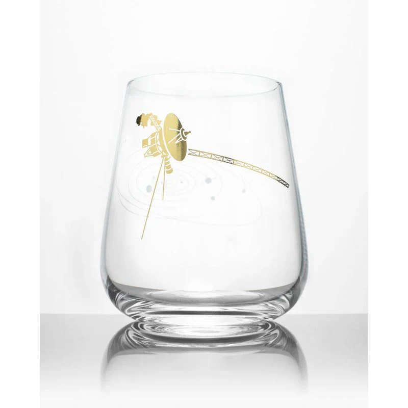 Voyage to the Unknown Stemless Wine Glass by Cognitive Surplus - Image 3