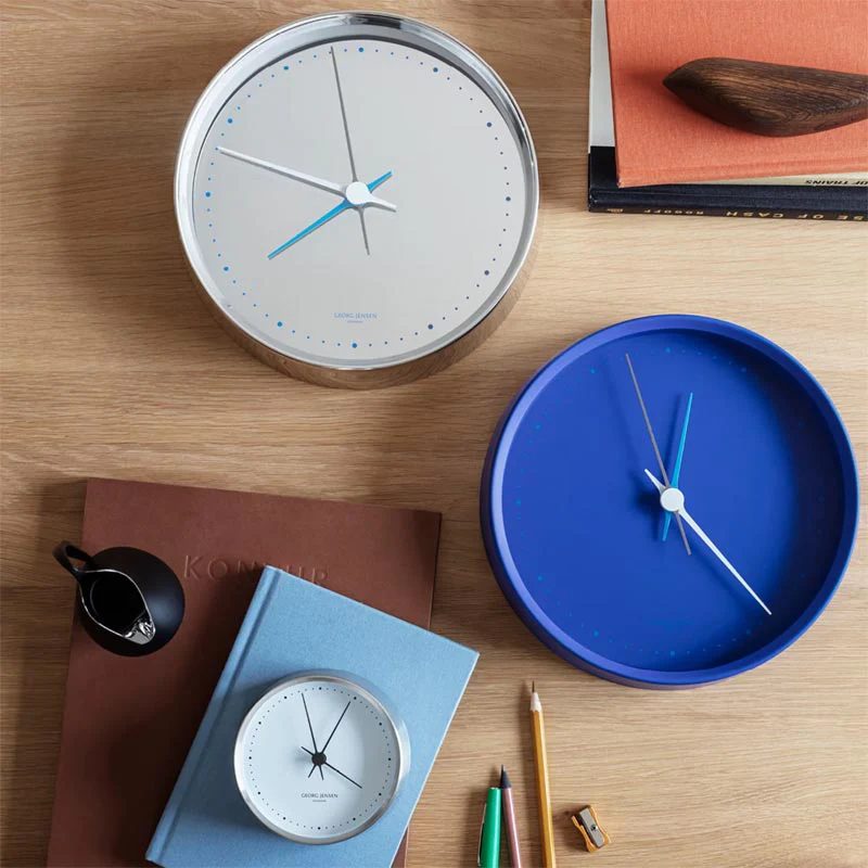 Koppel Wall Clock - Echo Mirror - des. Henning Koppel for Georg Jensen - Image 2