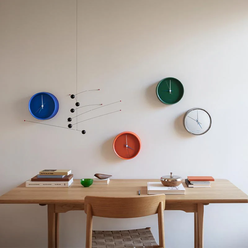 Koppel Wall Clock - Echo Mirror - des. Henning Koppel for Georg Jensen - Image 3