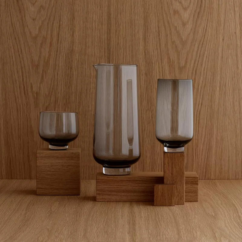 FLOW Water Carafe - Smoke - des. Theresa Rand for blomus - Image 3