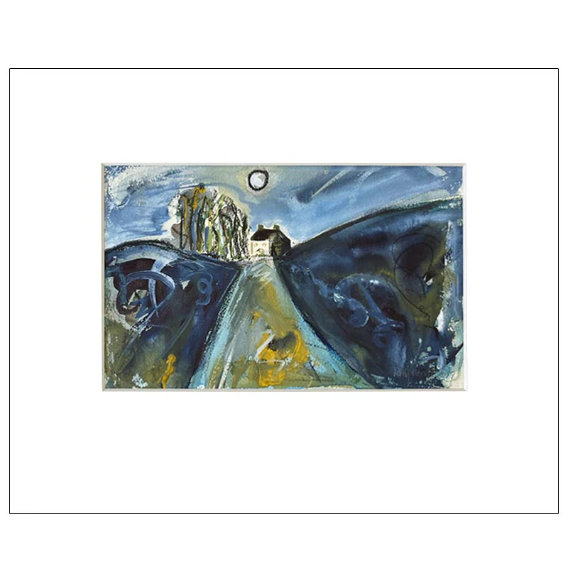 White Cottage, 2018 - original watercolour painting by Kitty North. - Image 3