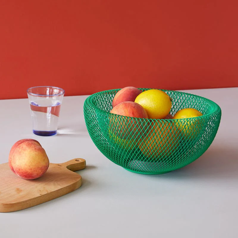 Wire Mesh Bowl - Green - by MoMA - Image 3