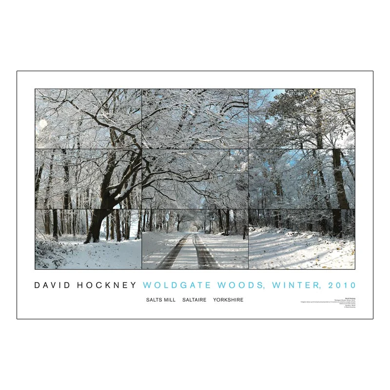 Woldgate Woods, Winter, 2010 poster by David Hockney - Image 4