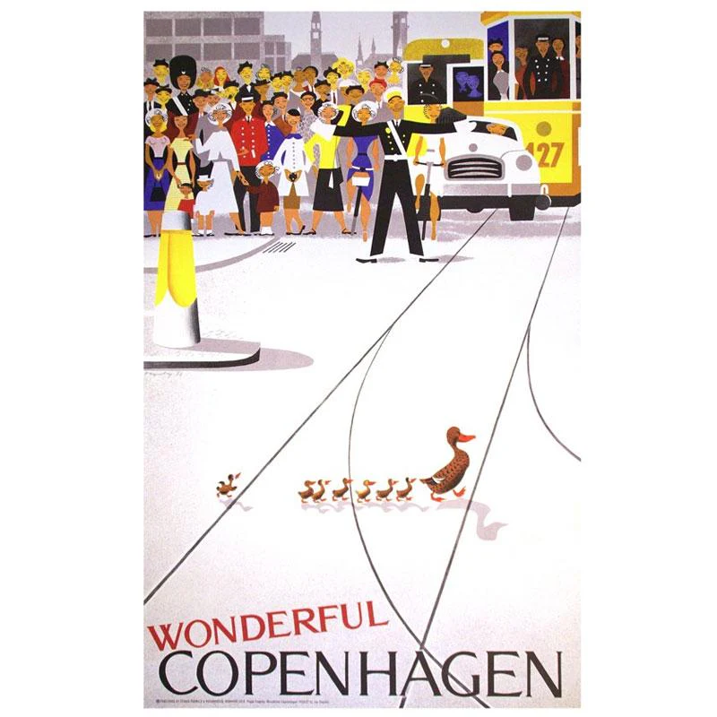 Wonderful Copenhagen Poster by Viggo Vagnby