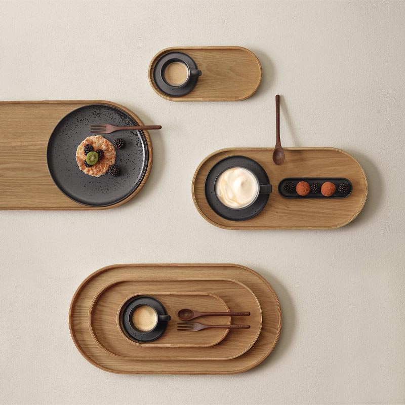 Oval Wooden Tray - Willow - 35 x 16cm - by ASA - Image 3