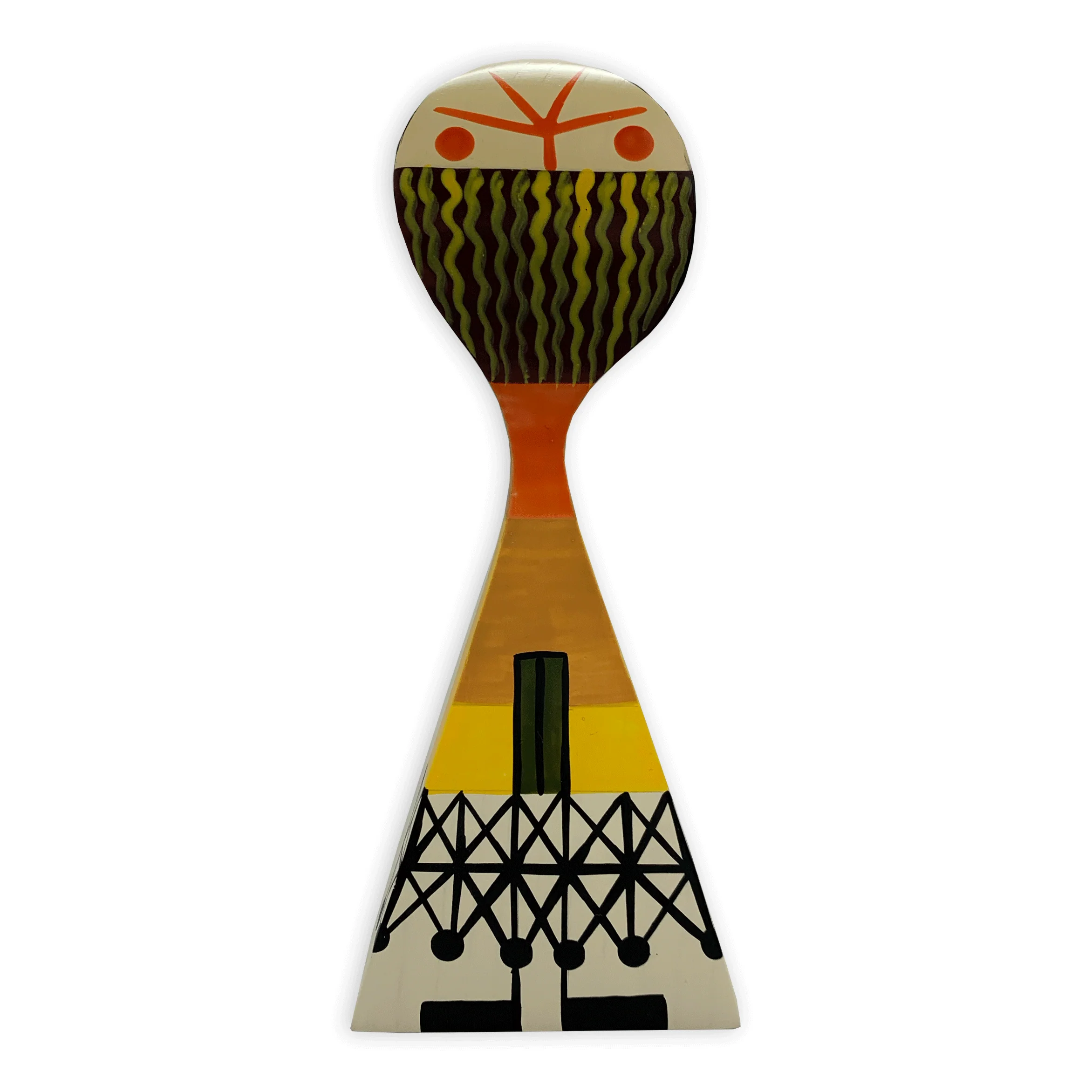 Wooden doll #13 des. Alexander Girard, 1952 - Image 5