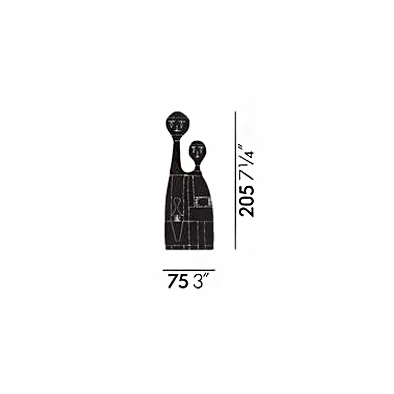 Wooden doll No.11 des. Alexander Girard, 1952 - Image 5