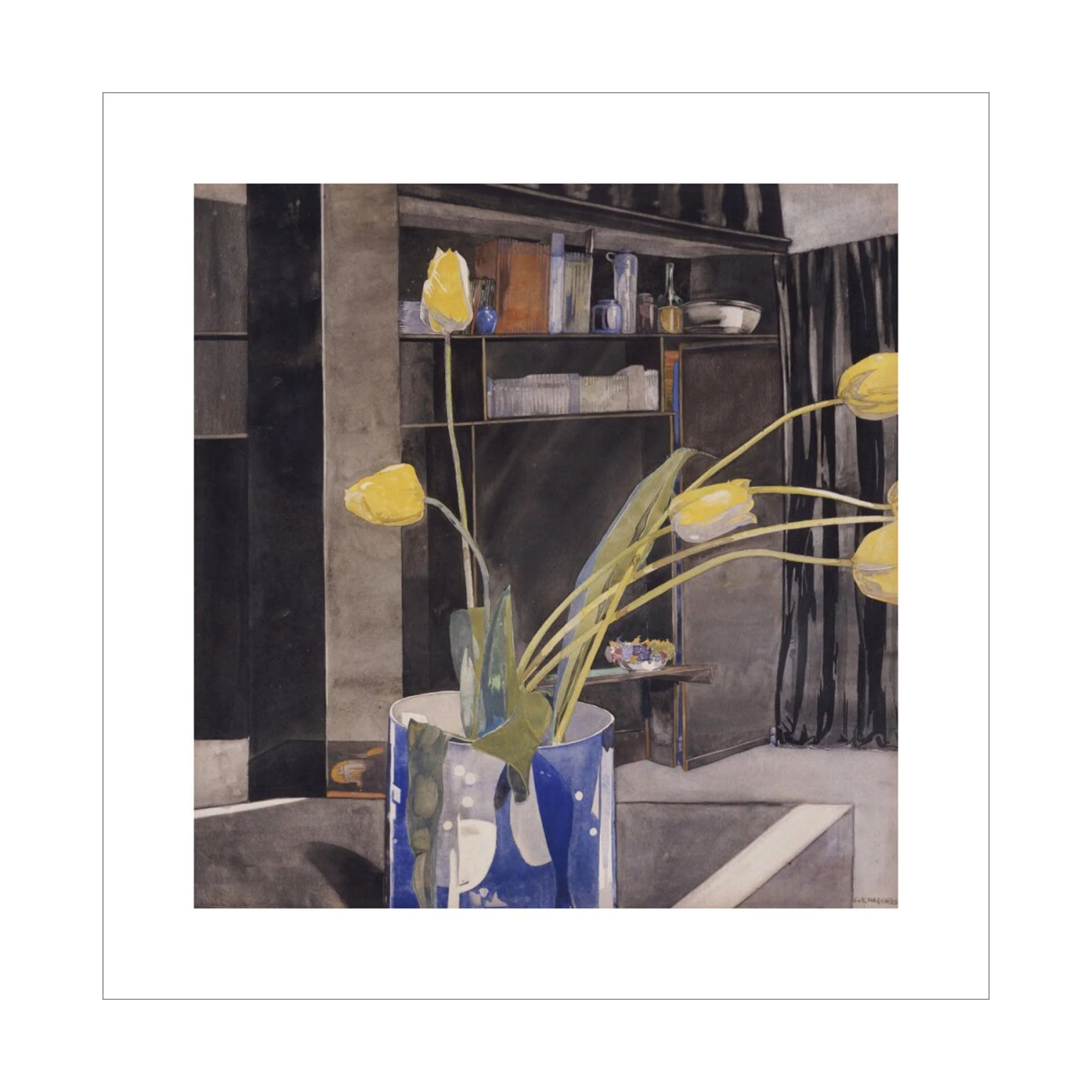 Yellow Tulips, c.1922 poster by Charles Rennie Mackintosh - Image 2