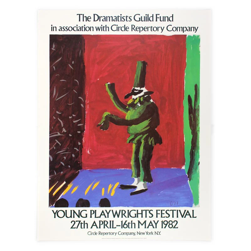 Young Playwrights Festival Poster by David Hockney - Image 2
