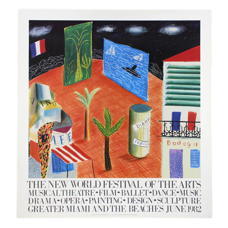 Zanzibar (Miami) Poster by David Hockney - Image 2