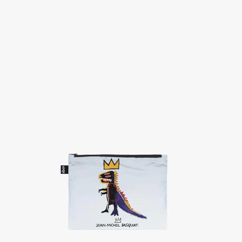 LOQI Reflective Zip-pockets - set of 3 - Jean-Michel Basquiat - Image 3